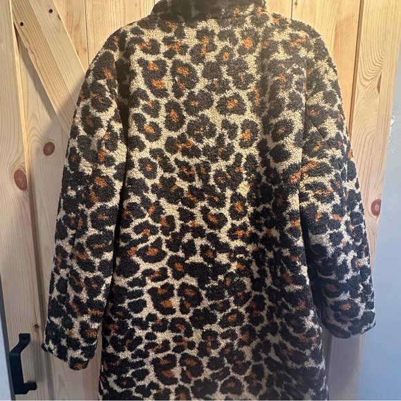 Daily Ritual Cheetah Print Jacket - L - Picture 2 of 6